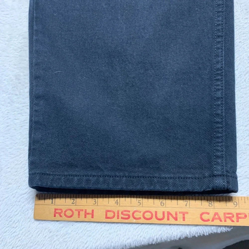 Vintage LEVI'S Y2K Men's 38x31 Black‎ Silver Tab Baggy Loose Denim Jeans Pants